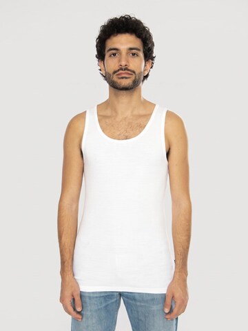 Carhartt WIP Shirt 'A-Shirt White + White 2-Pack Tank' in White: front