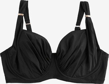 NextT-shirt Bikini gornji dio - crna boja: prednji dio