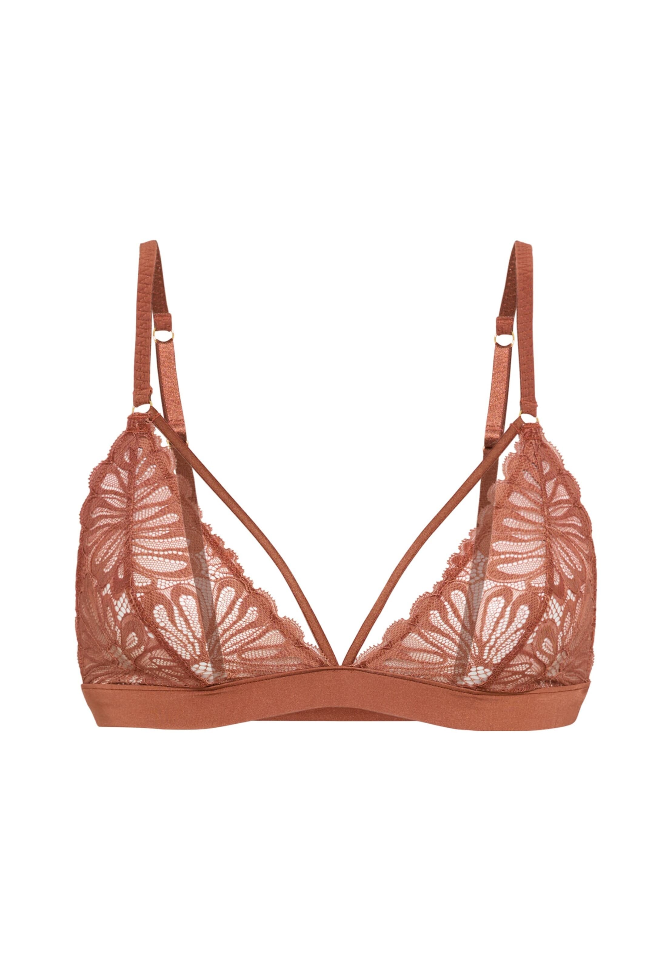 Balconcino Reggiseno di LSCN by LASCANA in marrone: frontale