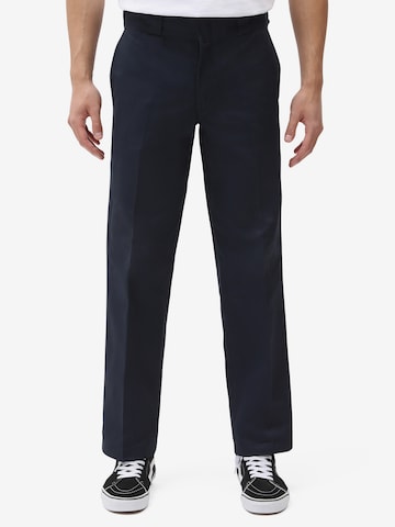 regular Pantaloni con piega frontale '873 Slim Straight' di DICKIES in blu: frontale