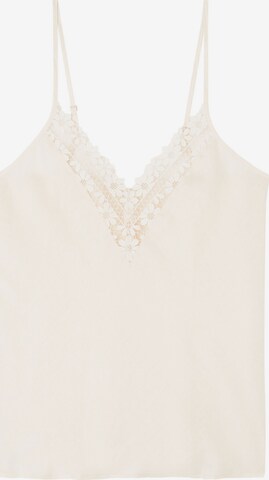 INTIMISSIMI Top 'ROMANCE YOURSELF' in White: front