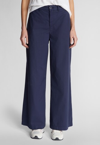 North Sails Wide leg Chino Pants in Blue: front