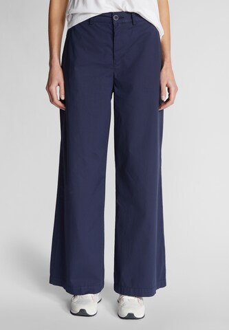 North Sails Wide leg Chino in Blauw: voorkant