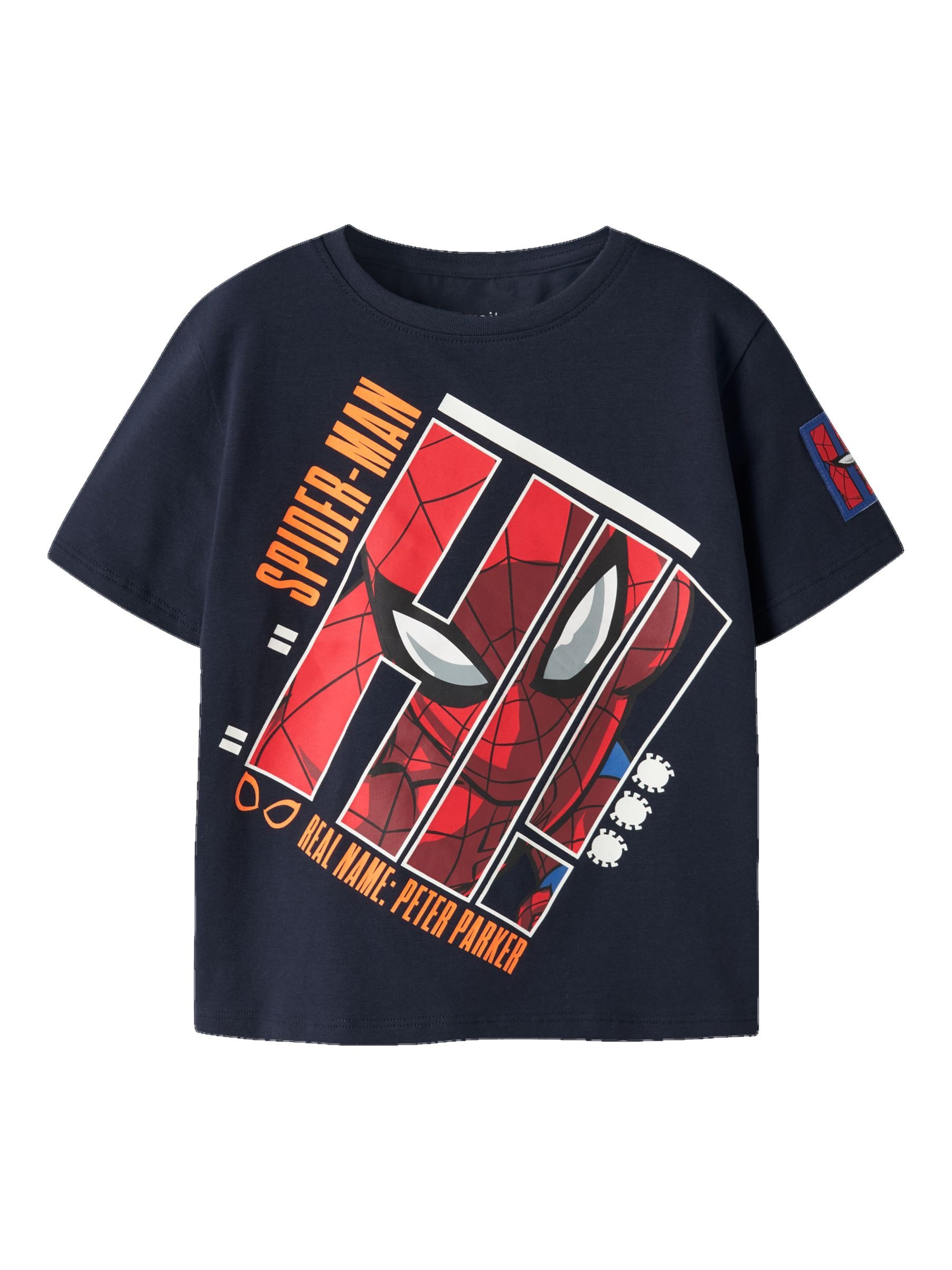 Maglietta 'Spider-Man' di NAME IT in blu: frontale
