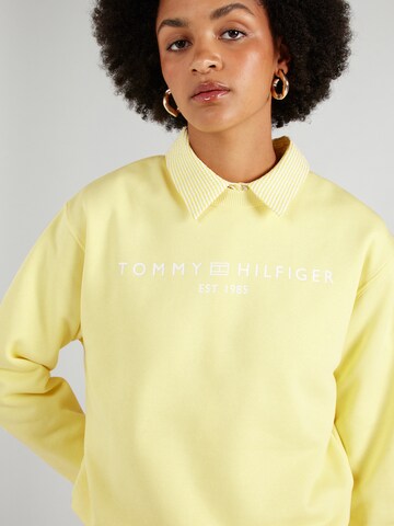 TOMMY HILFIGER Μπλούζα φούτερ σε κίτρινο