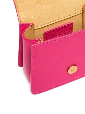 Sacs à main 'Love One Top Handle Micro Light Vitello Seta' PINKO en rose