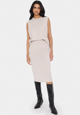 SAINT TROPEZ Pullover 'Mila' in Beige