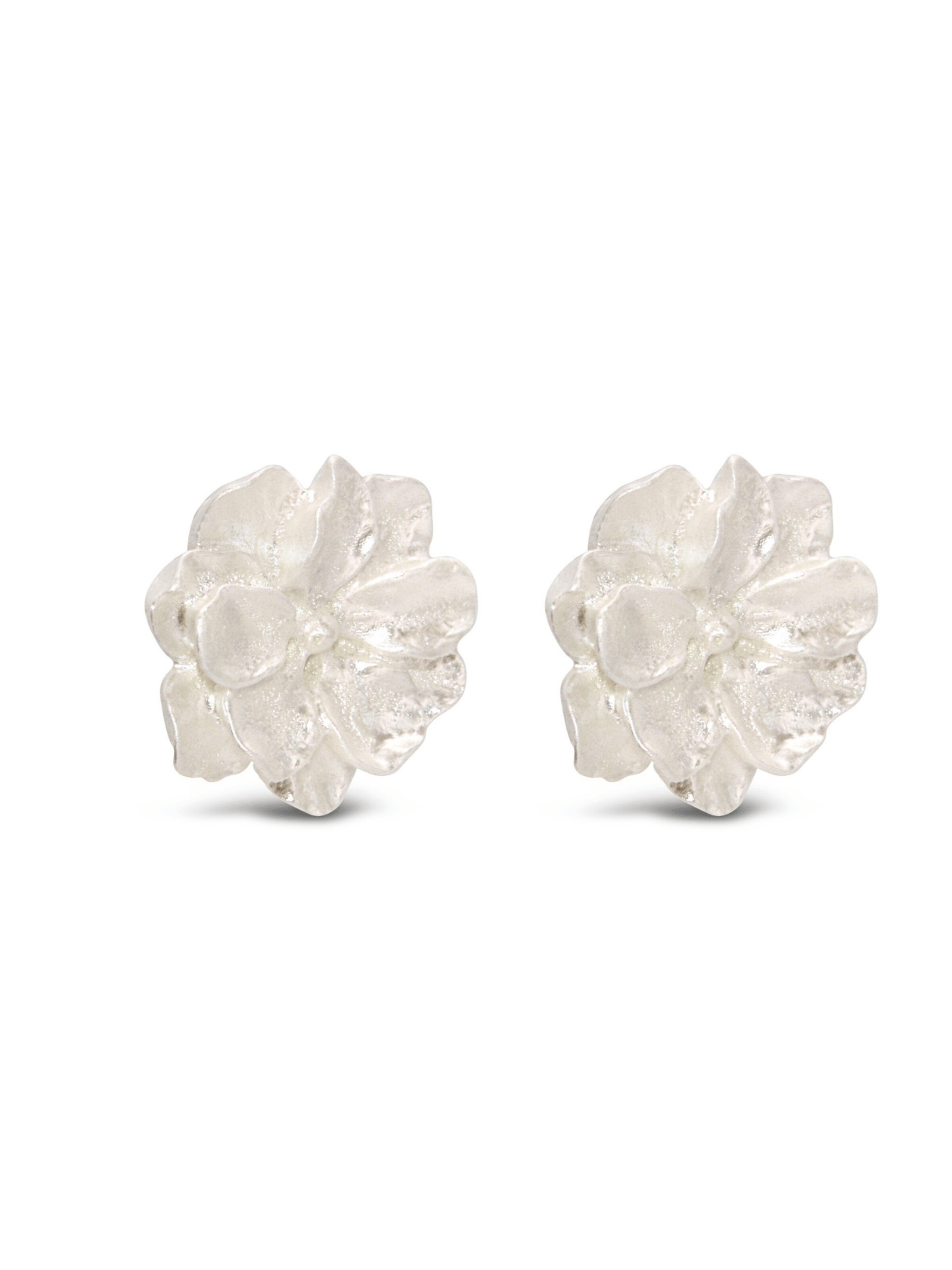 ARS-ARGENTI Earrings 'DIRTY DAISY' in White: front