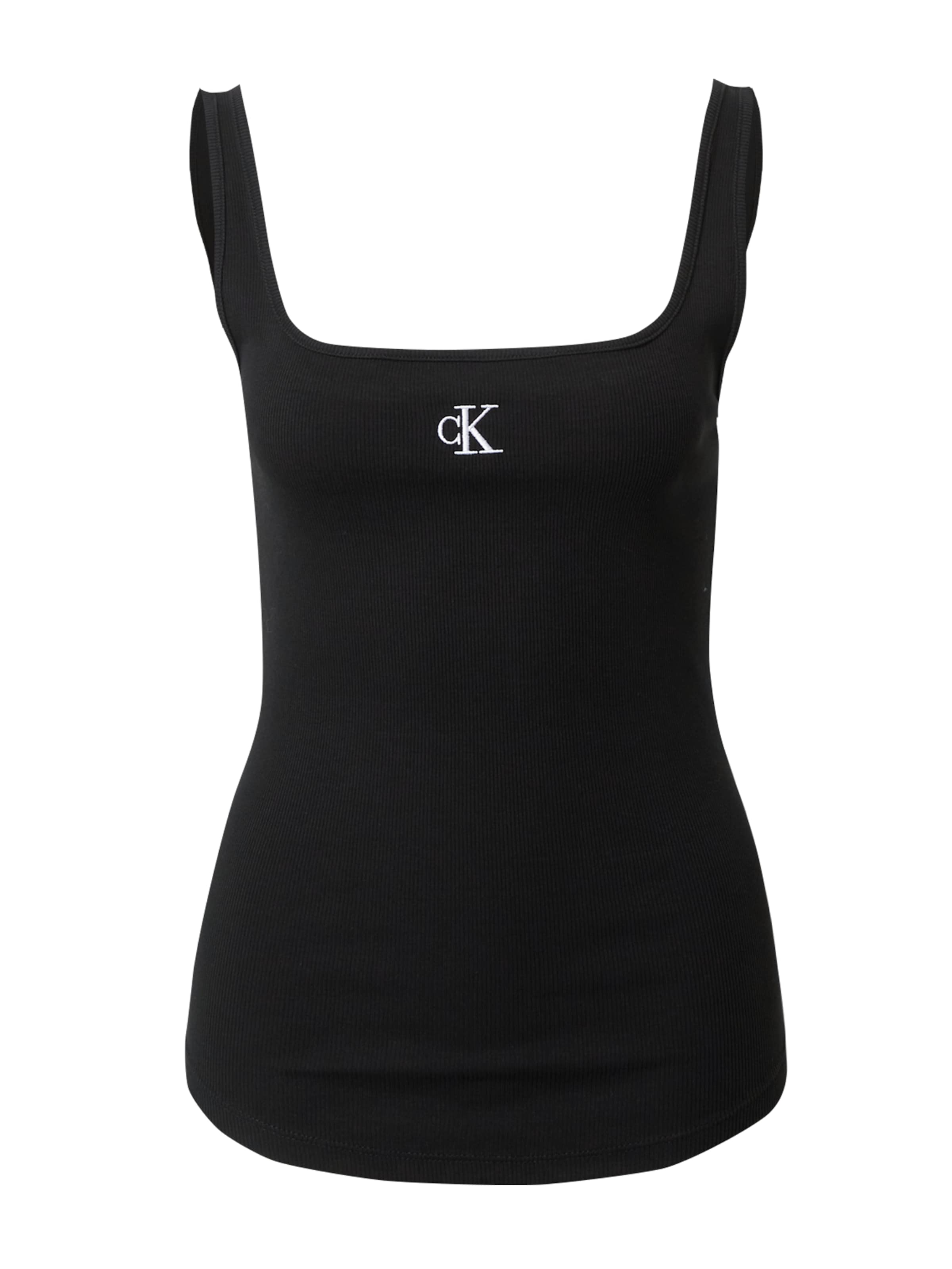 Calvin Klein Jeans Top in Black: front