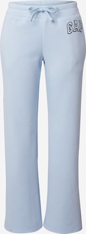 GAP Boot cut Pants in Blue: front
