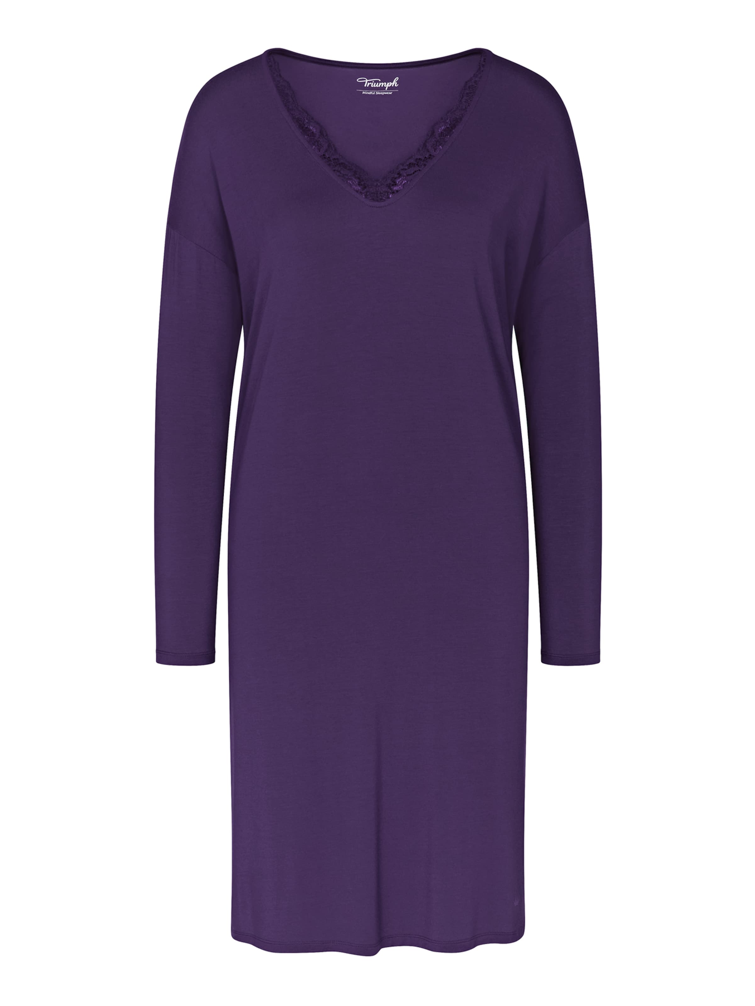 TRIUMPH - Camisola de pijama ' Timeless Sensuality ' em roxo: frente