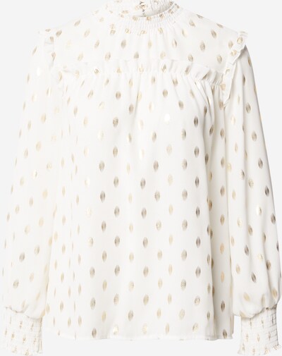 Dorothy Perkins Блуза 'Ivory' в злато / бяло, Преглед на продукта