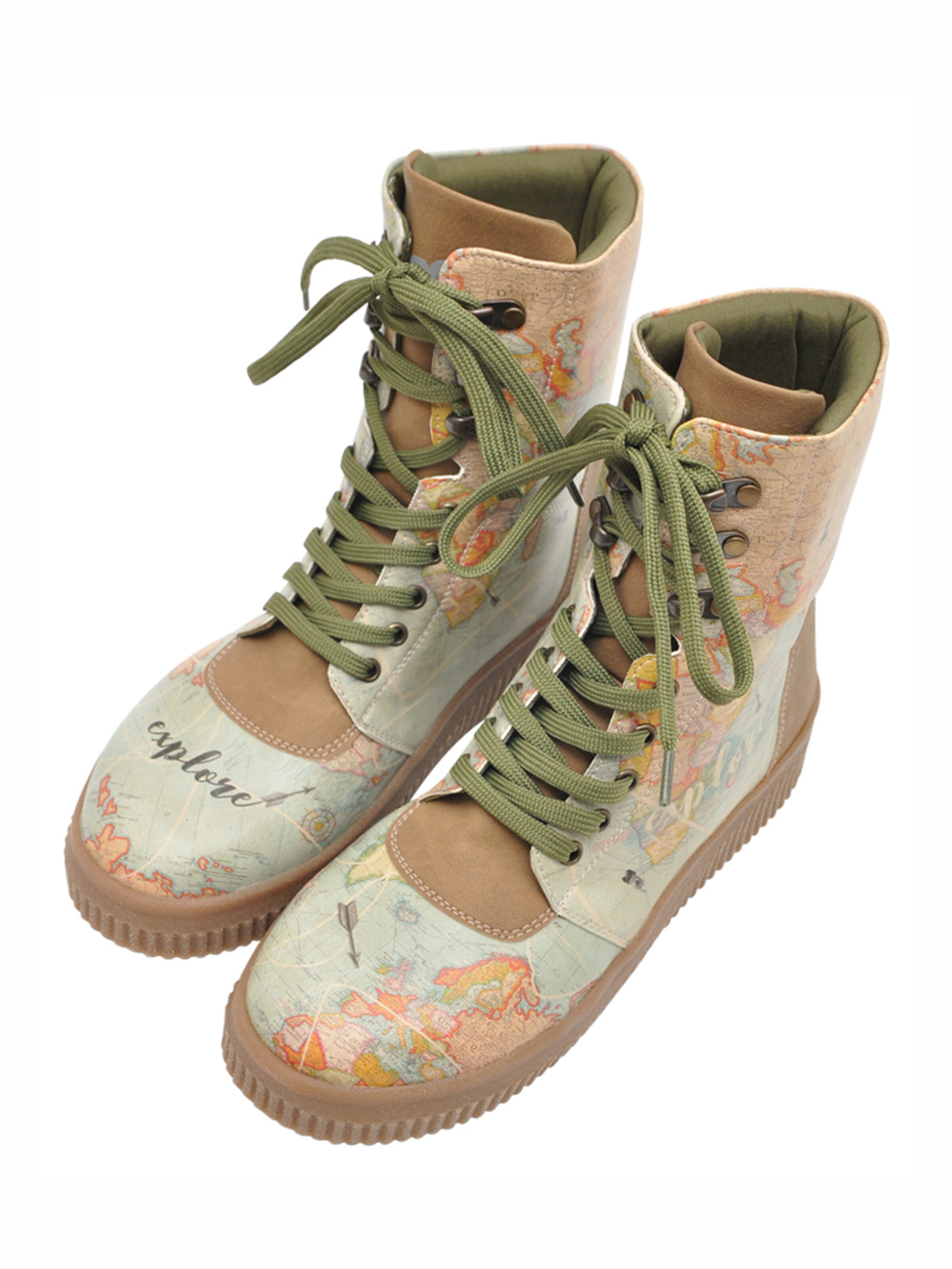 DOGO Schnürstiefel 'Explore'‌‌‌‌‌‌‌‌‌‌ in Braun