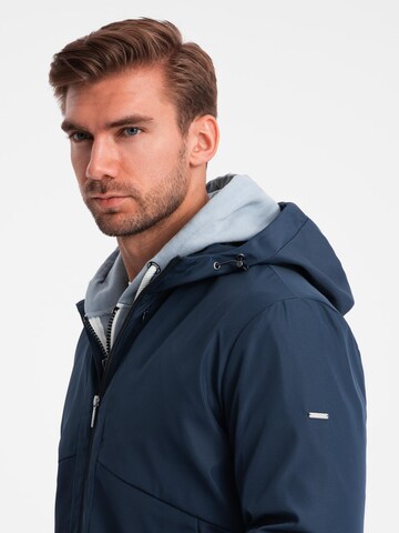 Ombre Tussenjas in Blauw