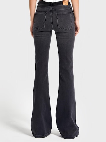 IT'S BASIC Flared Jeans 'Flare Mid Rise Jeans' in Grey