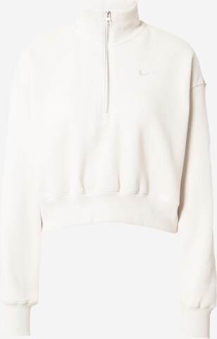 Nike Sportswear Sweatshirt in Beige: predná strana