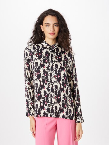 POM Amsterdam Blouse 'Mila' in Zwart: voorkant