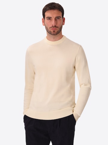 Distretto12 - Jersey 'Perugino' en beige: frente