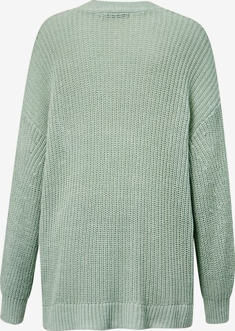 Sara Lindholm Knit Cardigan in Green