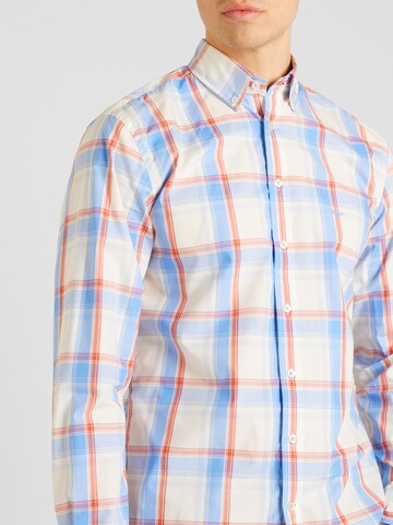 FYNCH-HATTON Regular fit Button Up Shirt in Blue