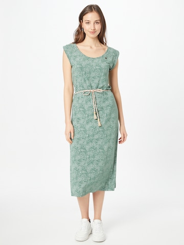 Ragwear Summer Dress 'TAG' in Green: front