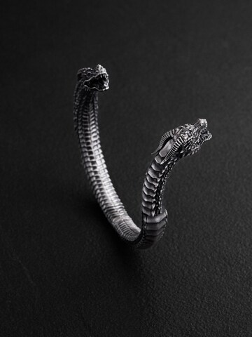 Braccialetto 'KAMPF DER DRACHEN' di REYTEL in argento