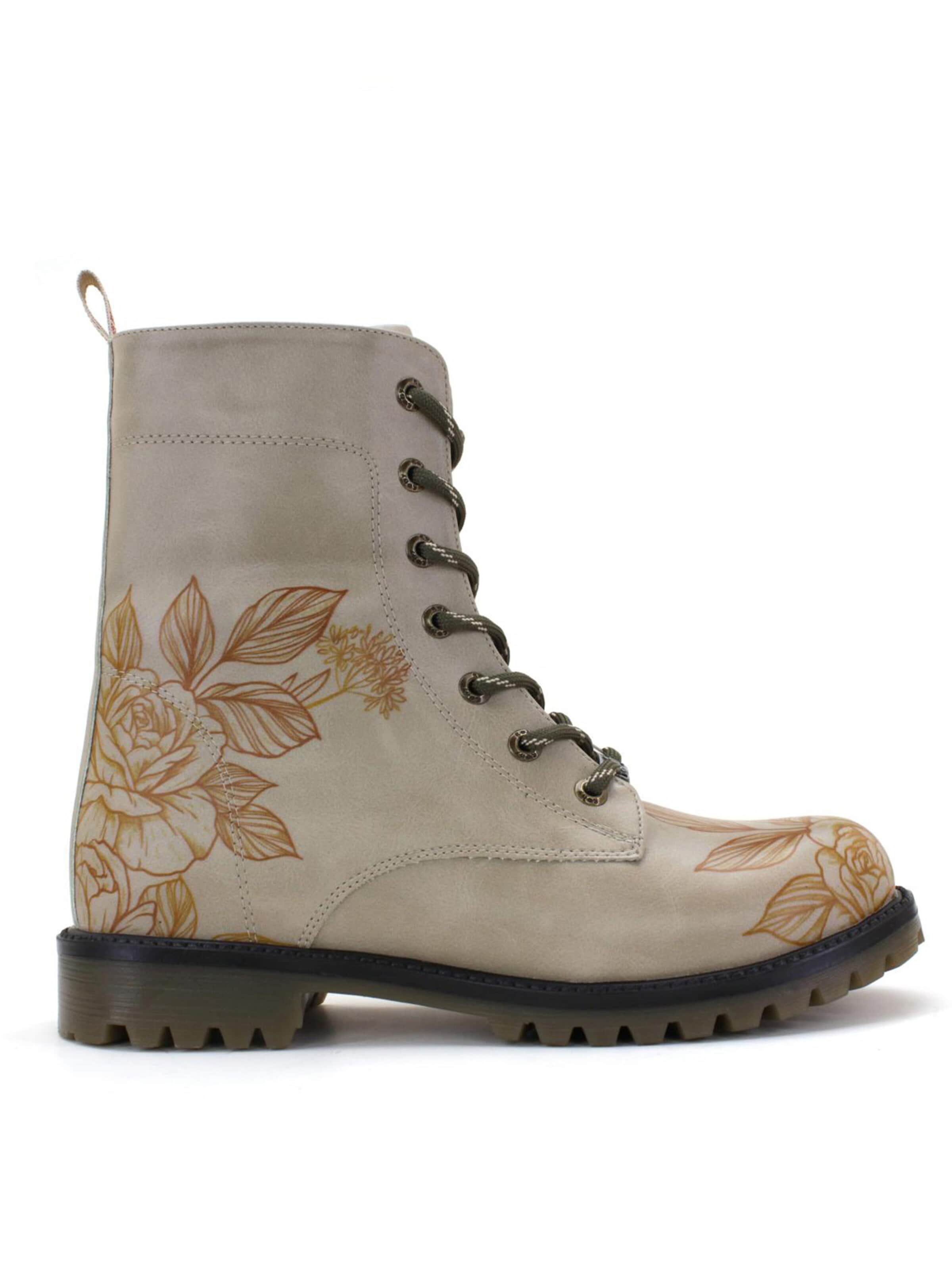 Bottes à lacets 'Goby MAT173' Goby en beige : devant