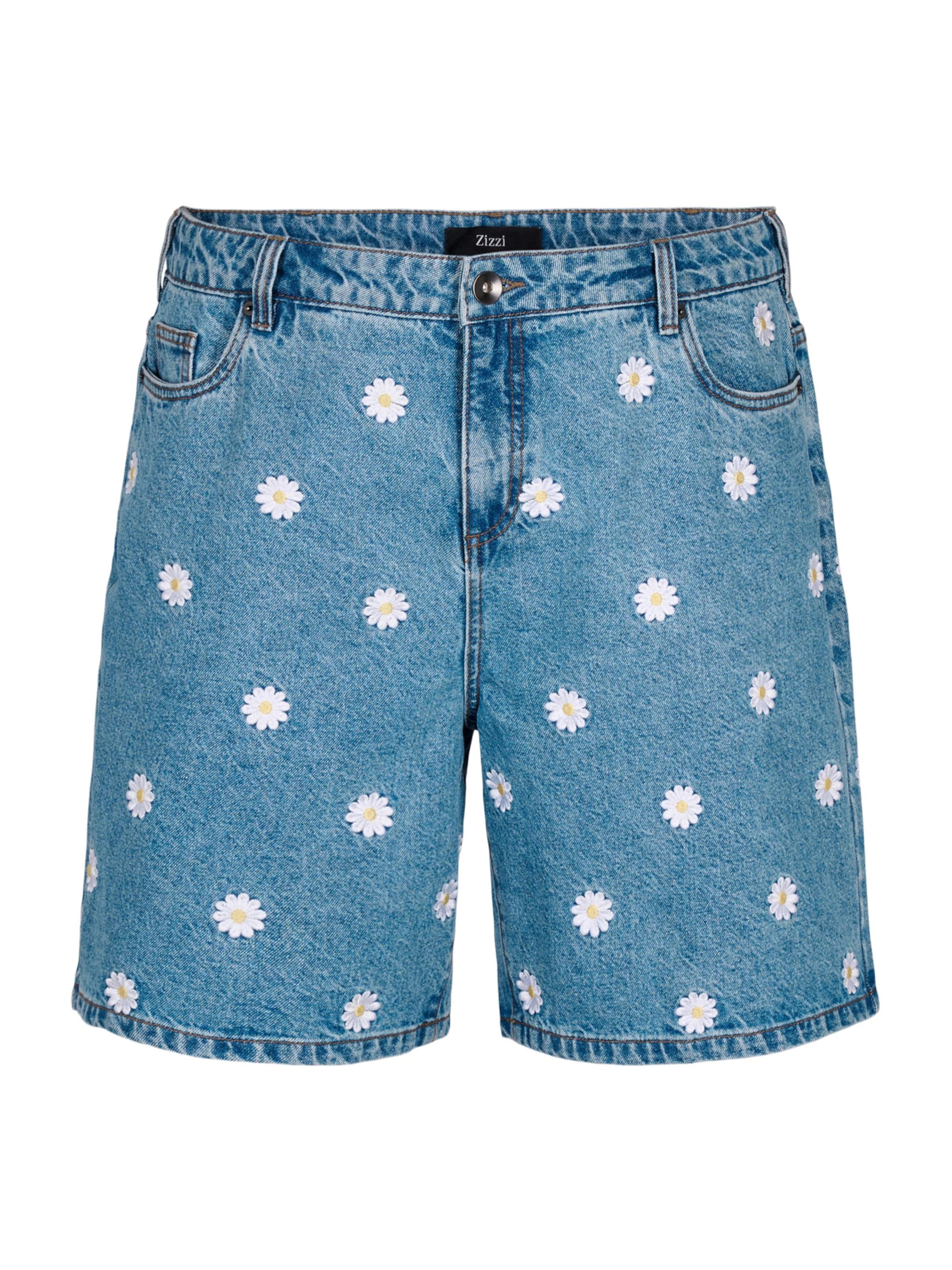 Zizzi Regular Jeans 'MILLE' in Blue: front