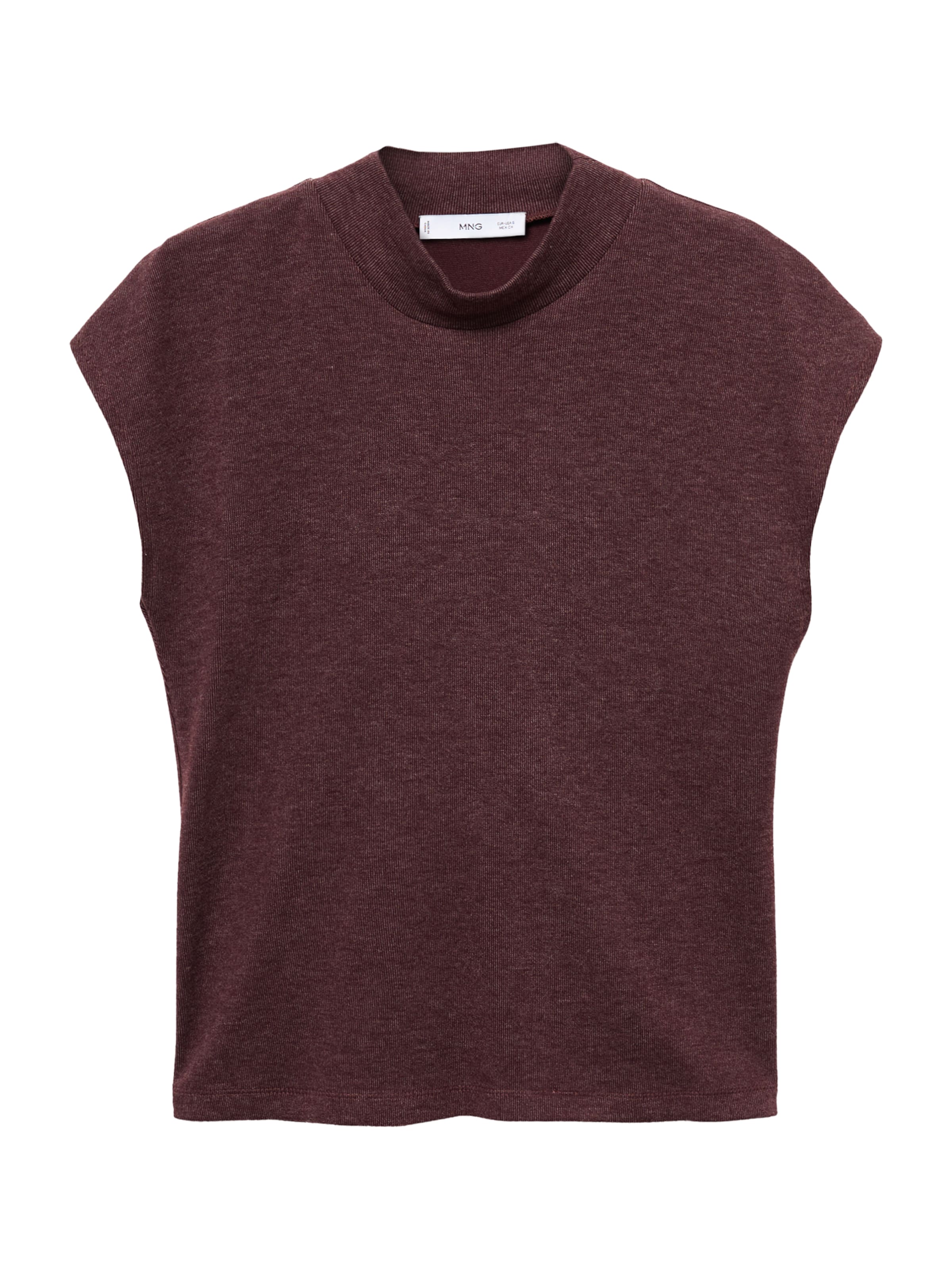 MANGO Tričko 'MICHI' – červená: přední strana