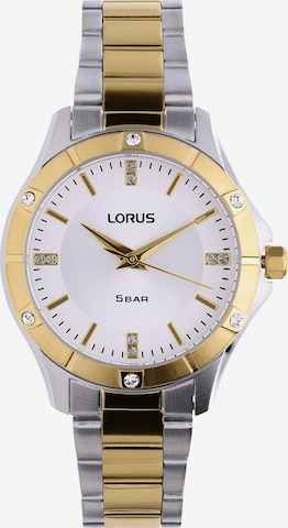 Montre à affichage analogique LORUS en argent : devant