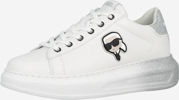 Karl Lagerfeld Matalavartiset tennarit värissä valkoinen: etupuoli
