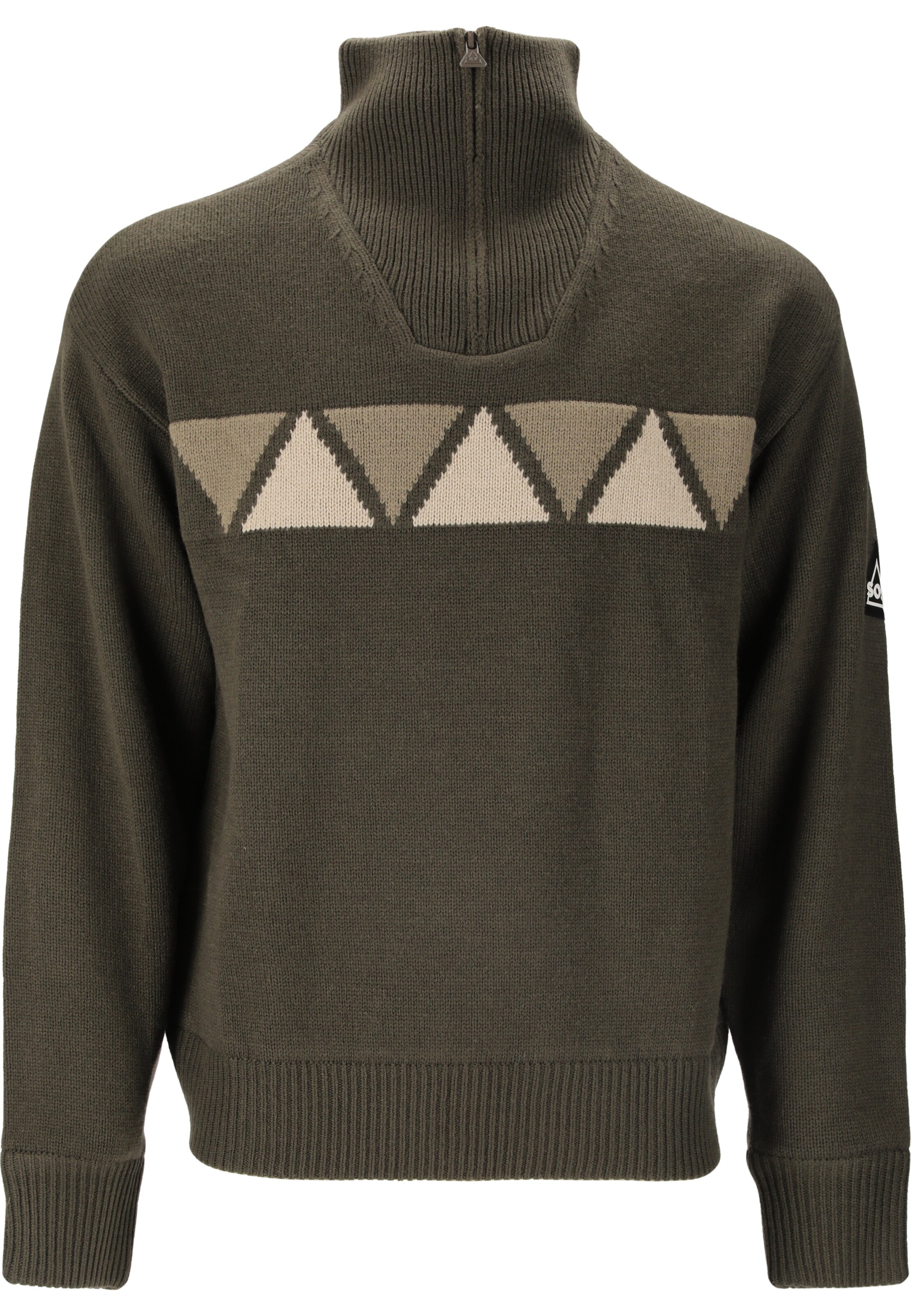 SOS Sweater 'Aboda' in Black: front