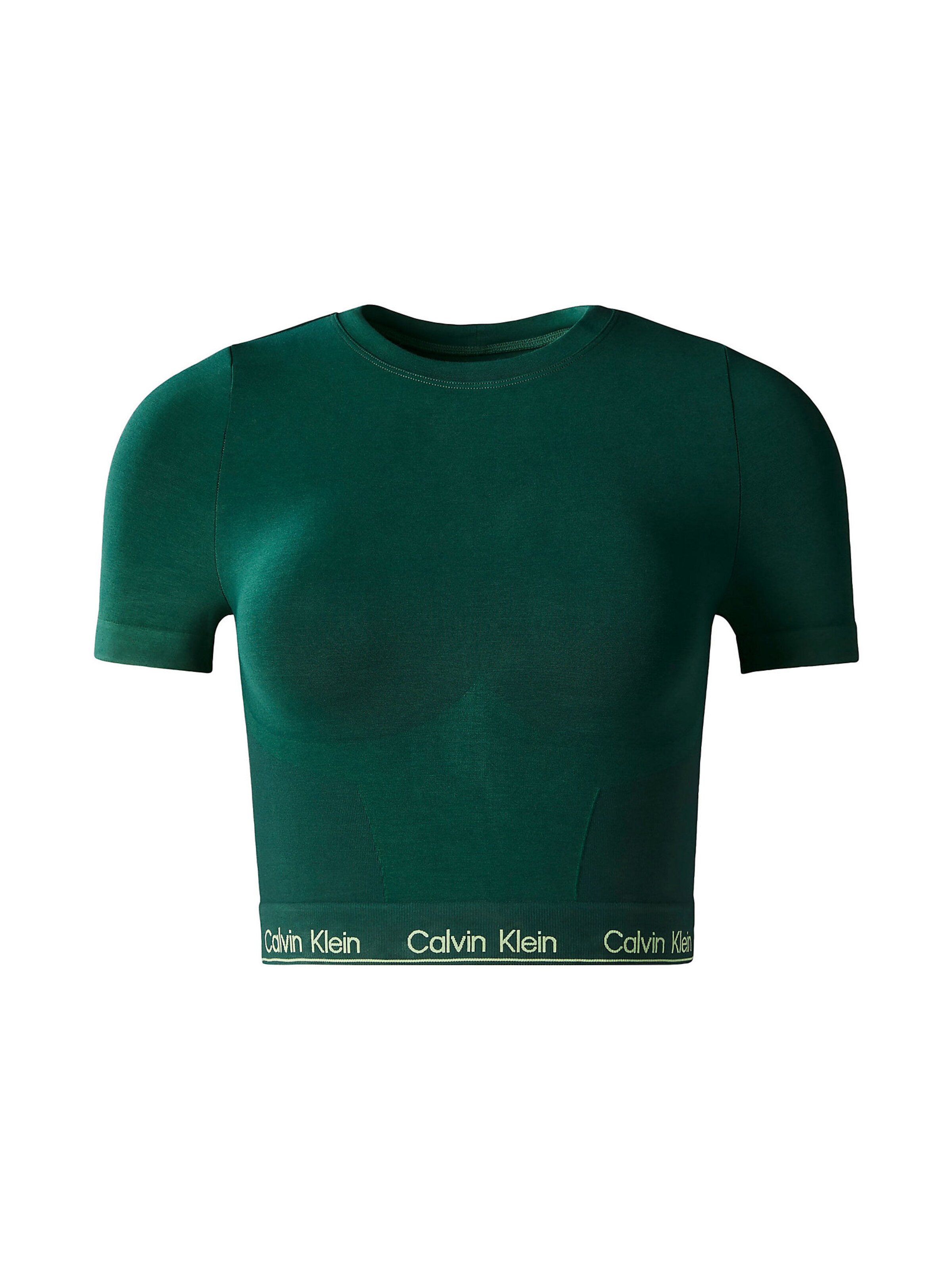 Calvin Klein Shapingtop in Groen: voorkant