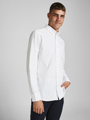 JACK & JONES Regular fit Overhemd 'Brook' in Wit