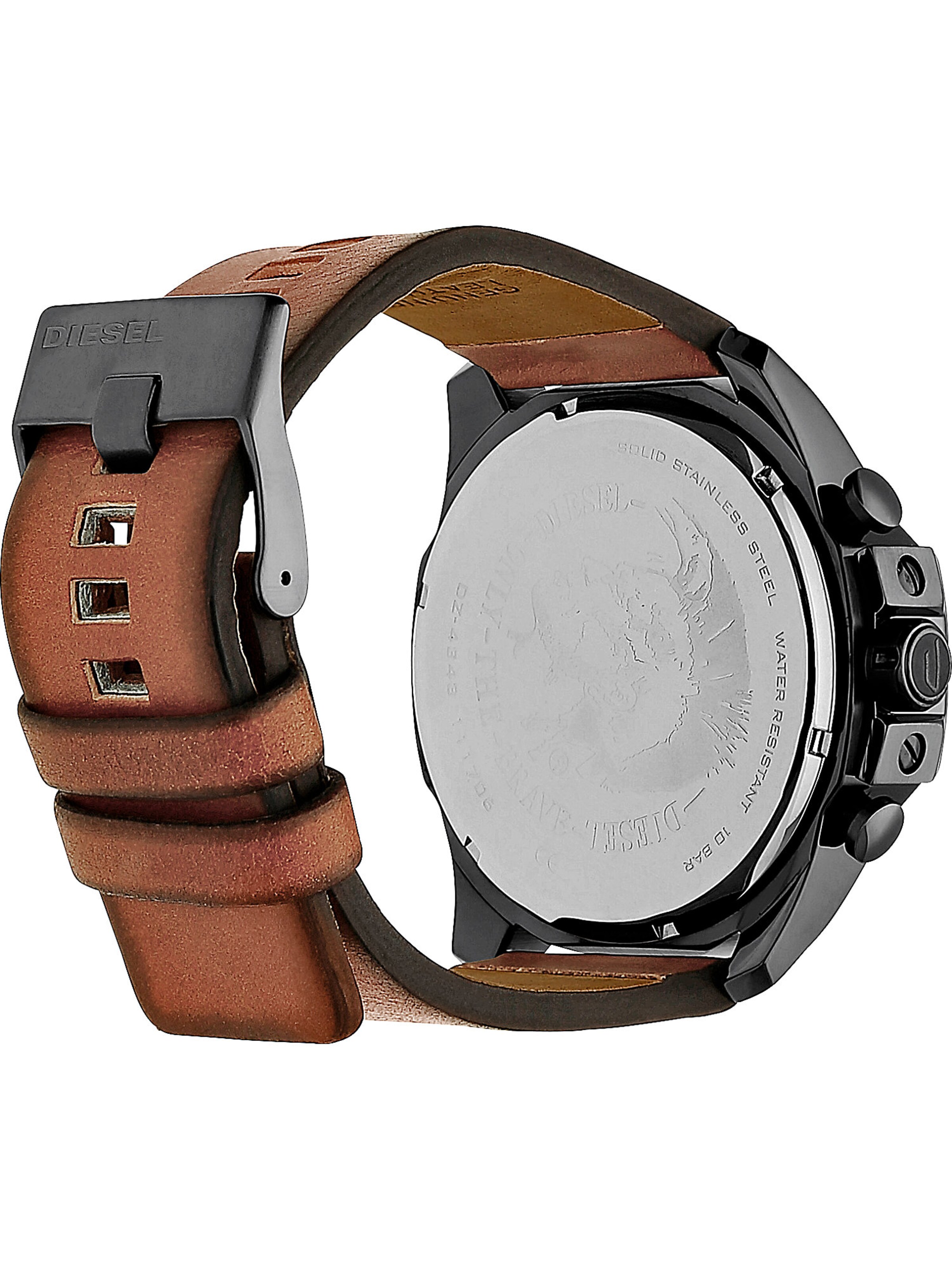 DIESEL Analóg órák 'Mega Chief' - barna