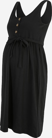 Robe 'EVI LIA' MAMALICIOUS en noir : devant