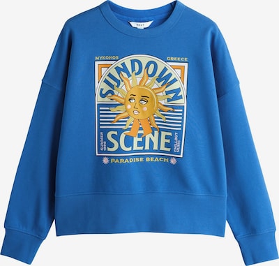 Next Sweater majica u plava / tamo žuta / narančasta / bijela, Pregled proizvoda