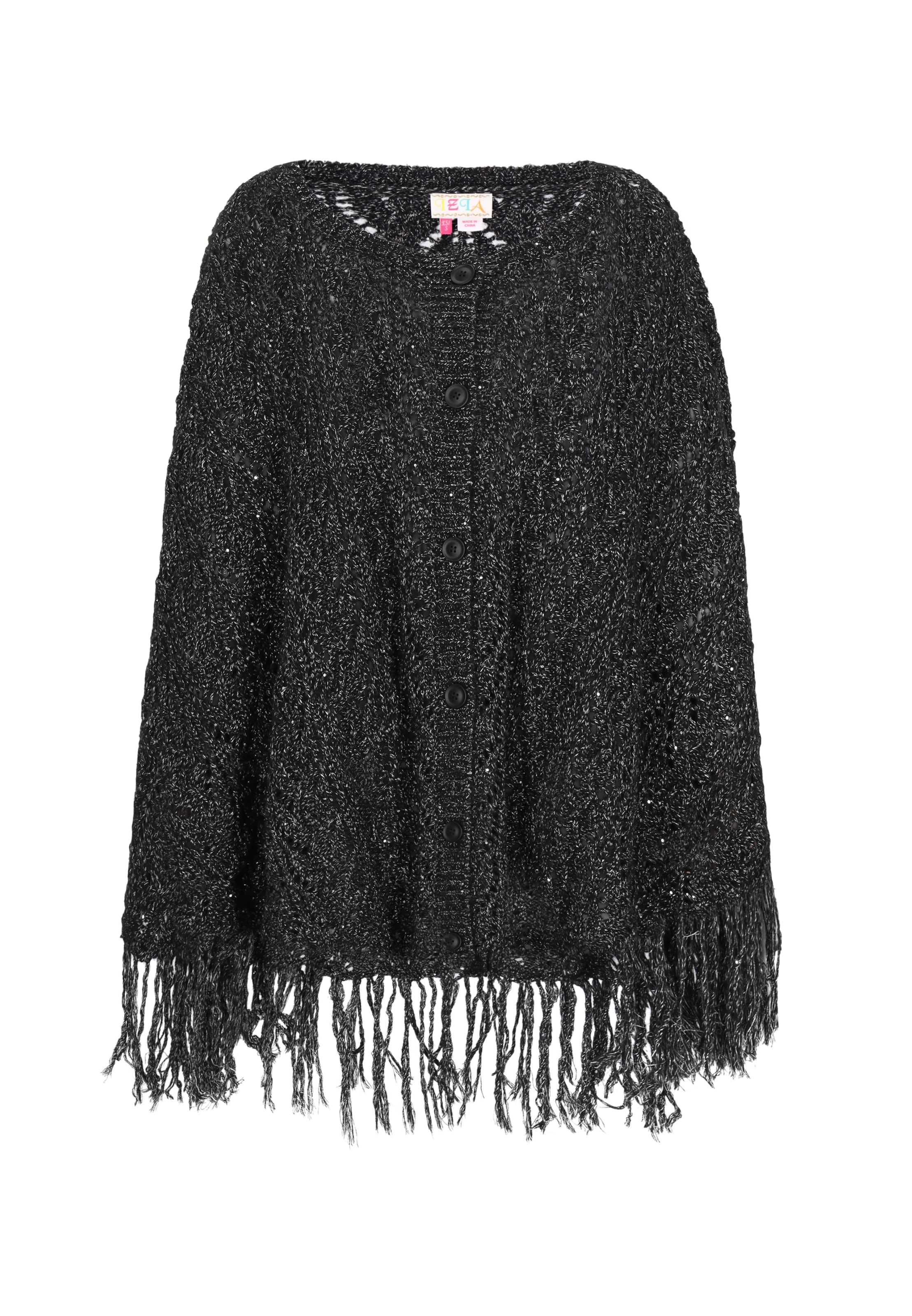 zaļš IZIA Pončo: no priekšpuses