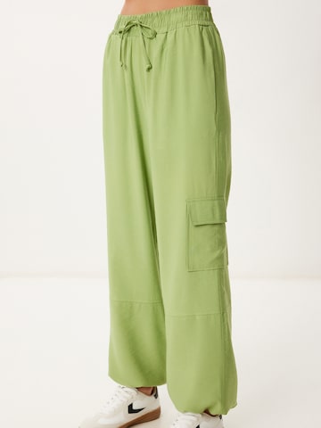 Loosefit Pantalon cargo Happiness İstanbul en vert : devant