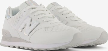 Baskets basses new balance en blanc