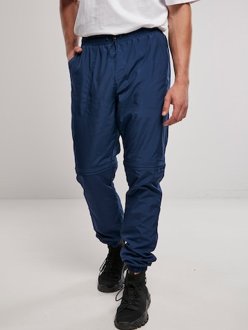 Urban Classics Tapered Pants in Blue: front