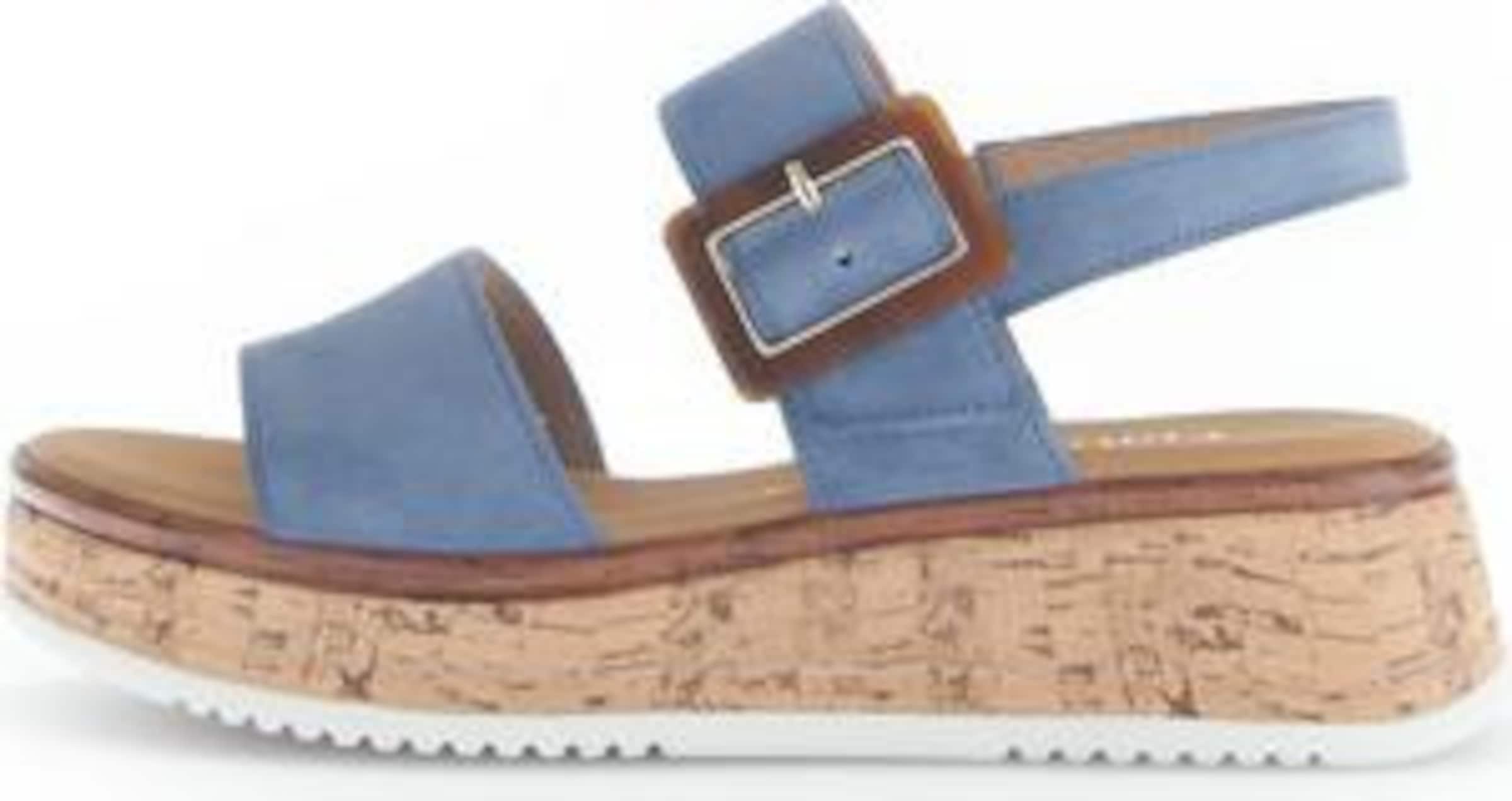 GABOR Sandale in Blau: Vorderseite
