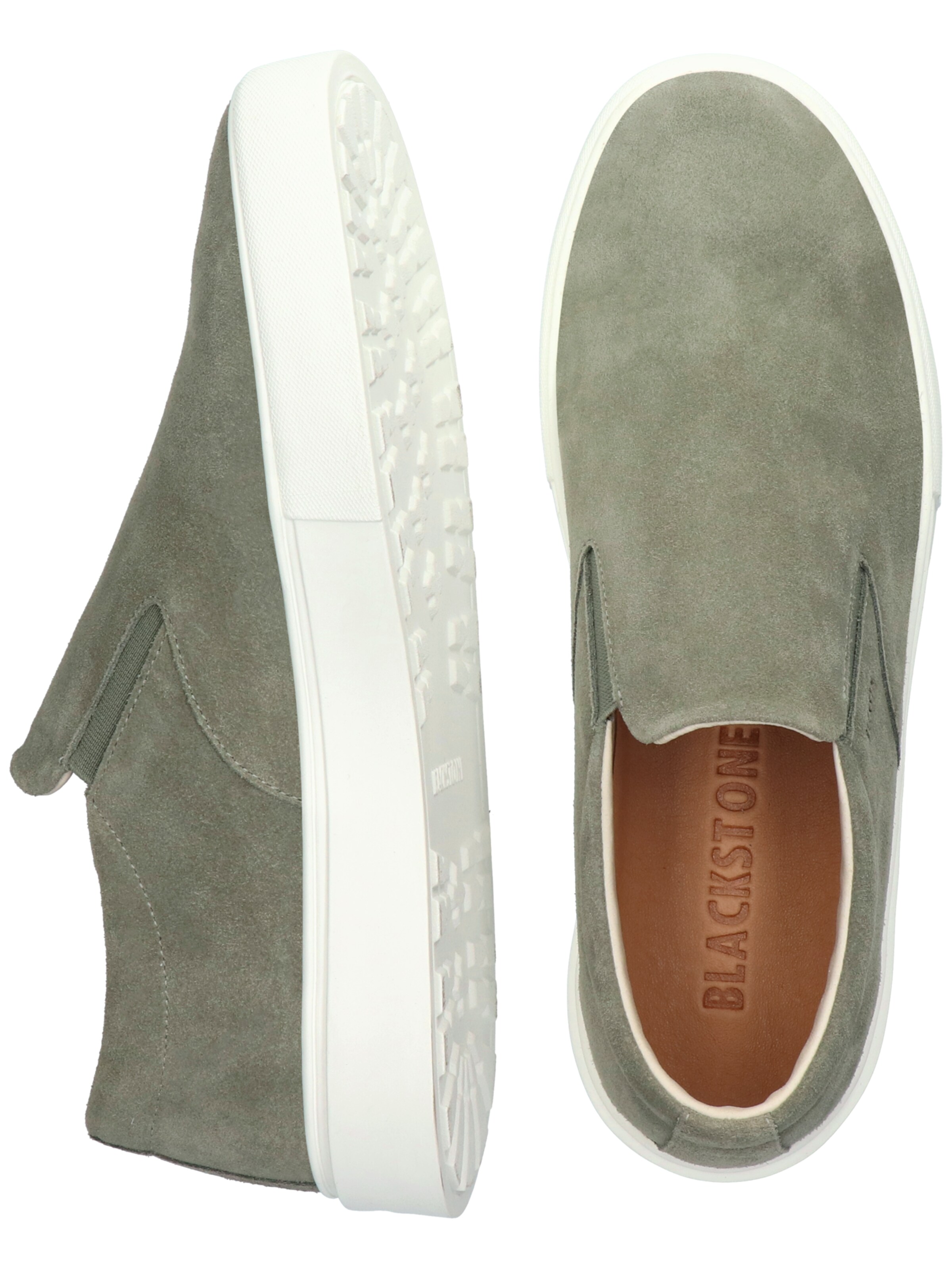 Scarpa slip-on 'Ruby Banks' di BLACKSTONE in verde