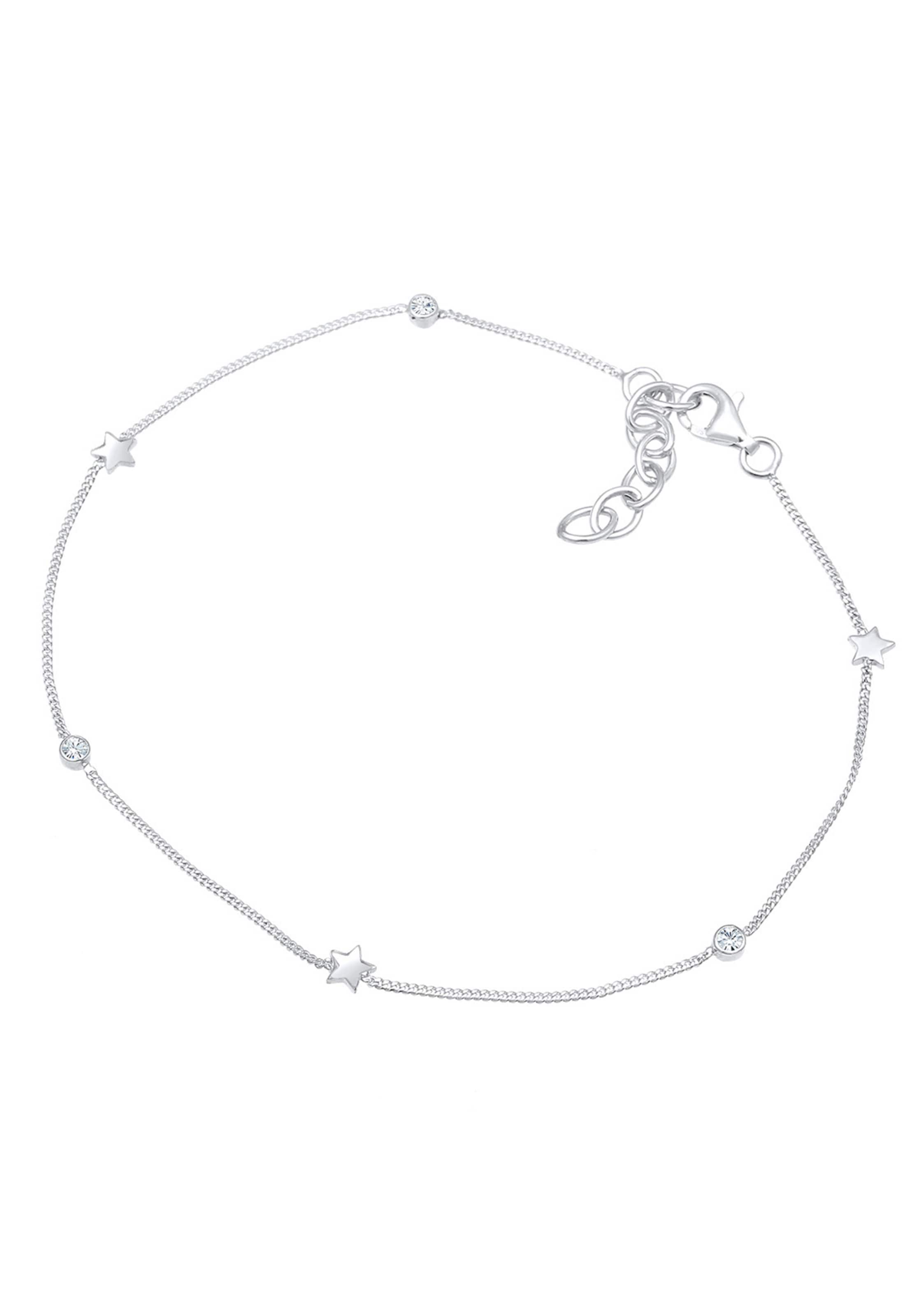 ELLI Voetsieraden 'Sterne' in Zilver