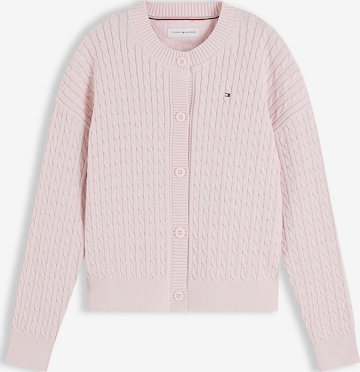 TOMMY HILFIGER Knit cardigan in Pink: front