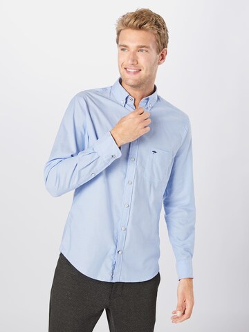 FYNCH-HATTON Regular fit Business Shirt 'All Season' in Blue: front