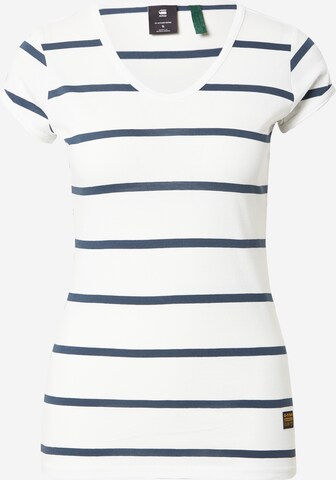 Tricou 'Eyben' de la G-Star RAW pe alb: față