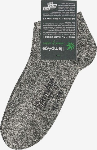 HempAge Ankle Socks in Grey: front