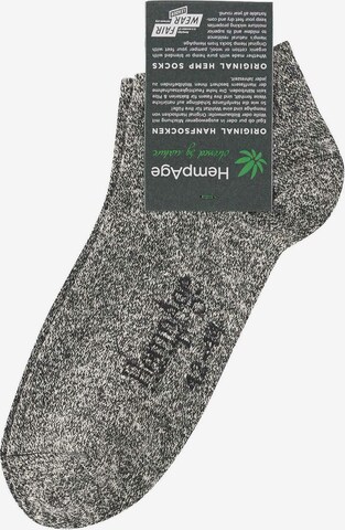 HempAge Socken in Grau: predná strana