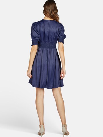 Robe de cocktail KLEO en bleu